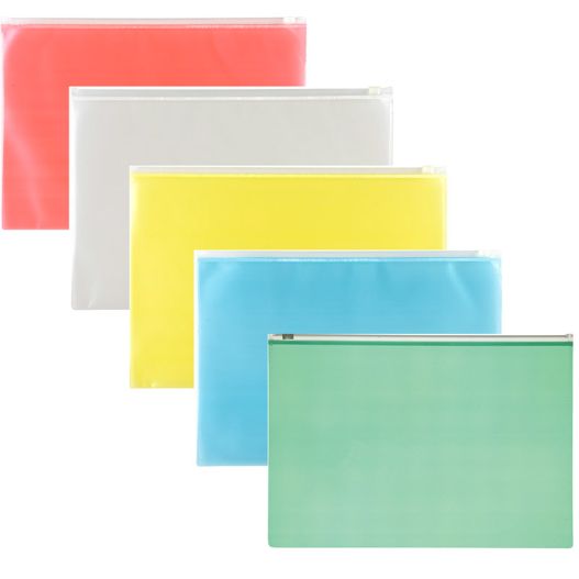 Mape-aploksne ar rāvējslēdzēju A4 (34x23.8cm)