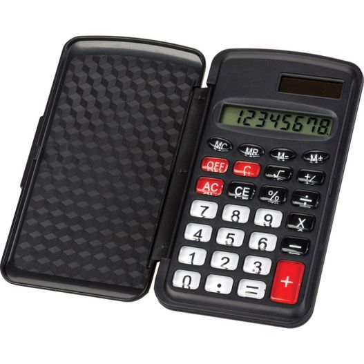 Pocket calculator 96x63x12mm