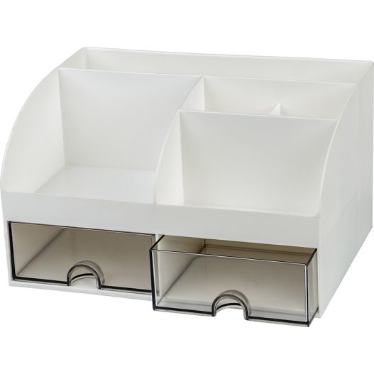 Desktop organizer with 2 drawers 21.1x14.2x12cm