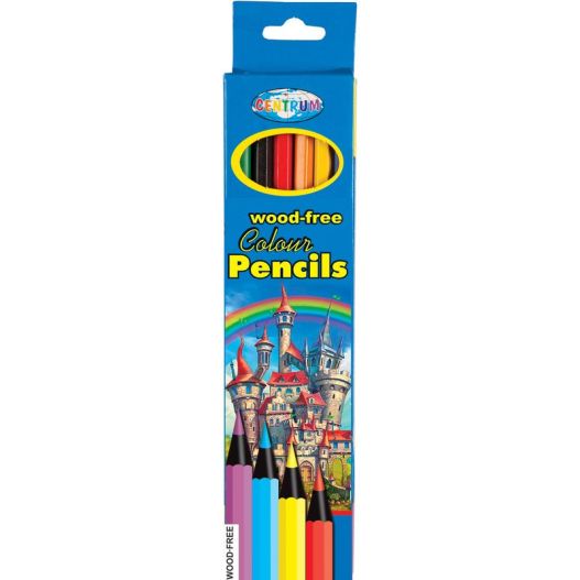 Color pencils plastic 6col. 