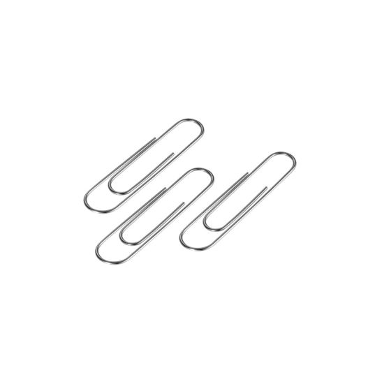 Paper clips 50mm FOROFIS nickel round 100pcs /paper box