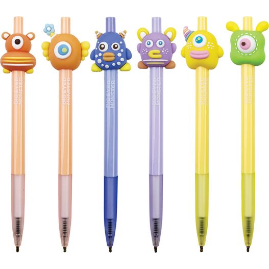 Automātiska lodīšu pildspalva “Big Eyes Monster” zila 0.7mm