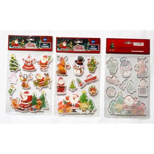Декоративные наклейки Jelly “Christmas”, многоразовые