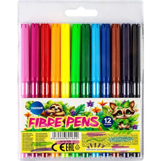 Фломастеры 12цв. ZOO