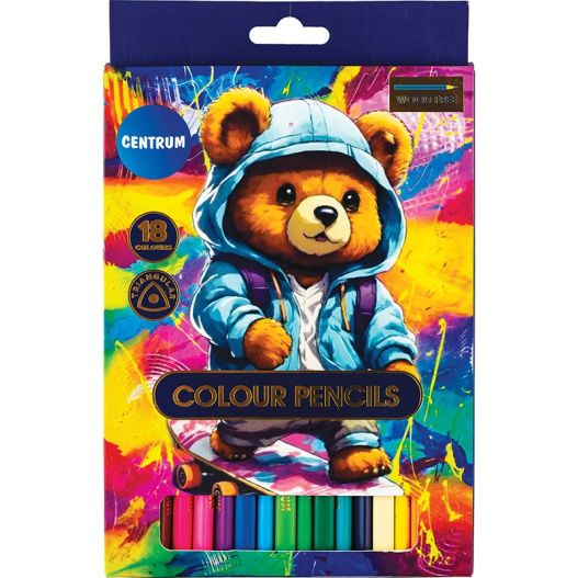 Color pencils plastic 18col. 