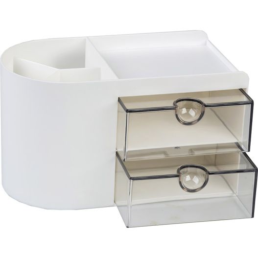 Desktop organizer with 2 drawers 18x9.5x10.5cm