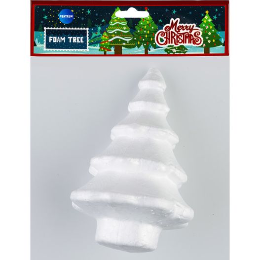 Foam Craft Shape “Christmas Tree” (white)
