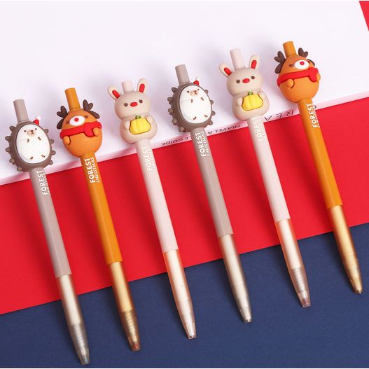 Automatic ball pen “FOREST CHRISTMAS” blue ink 0.7mm  