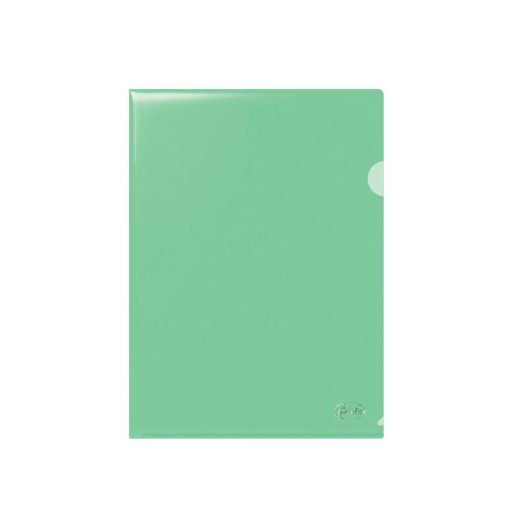 Clear folder A4 FOROFIS L-type 0.18mm (transparent green) PP