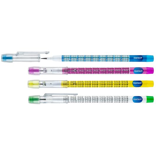 Pencil HB with lead sections MULTIPLICATION TABLE