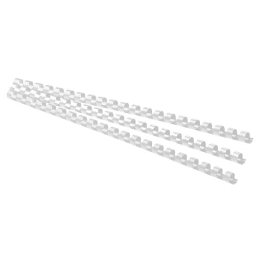 Binding comb 12mm 95sheets FOROFIS white 100pcs plastic